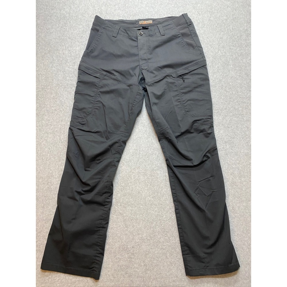 5.11 Tactical Apex Pants Mens 40x34 Charcoal Grey Cargo Work Hiking Trousers